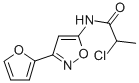 CAS 登录号：37853-38-6， 2-氯-N-(3-呋喃-2-基-1,2-恶唑-5-基)丙酰胺