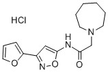 CAS 登录号：37853-39-7， 2-(氮杂环庚-1-基)-N-[3-(呋喃-2-基)-1,2-恶唑-5-基]乙酰胺盐酸盐