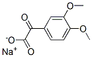 CAS 登录号：37891-88-6， 2-(3,4-二甲氧基苯基)-2-氧代乙酸钠