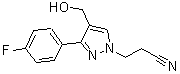 CAS 登录号：379223-82-2， 3-[3-(4-氟苯基)-4-(羟基甲基)-1H-吡唑-1-基]丙腈
