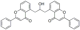 CAS#: 37962-64-4, 5-[2-Hydroxy-3-(4-Oxo-2-Phenylchromen-5-Yl)Oxypropoxy]-2-Phenylchromen-4-One