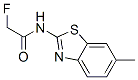 CAS#: 37968-25-5, 2-Fluoro-N-(6-Methyl-2-Benzothiazolyl)-Acetamide