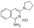 CAS 登录号：37989-10-9， 3-吡咯烷-1-基异喹啉-1-胺盐酸盐