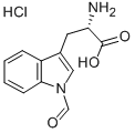 CAS 登录号：38023-86-8， 1-甲酰基-L-色氨酸盐酸盐