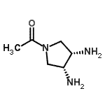 CAS#: 380357-19-7, 1-[(3R,4S)-3,4-Diamino-1-Pyrrolidinyl]Ethanone