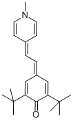 CAS 登录号：38039-60-0， 2,6-二-叔丁基-4-[2-(1-甲基-4(1H)-吡啶基亚基)乙亚基]-2,5-环己二烯-1-酮