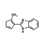 CAS 登录号：380635-38-1， 2-(1H-苯并咪唑-2-基)-1,3-环戊二烯-1-胺