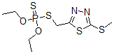 CAS#: 38090-93-6, Diethoxy-[(5-Methylsulfanyl-1,3,4-Thiadiazol-2-Yl)Methylsulfanyl]-Sulfanylidenephosphorane