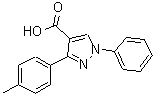 CAS 登录号：380910-52-1， 3-(4-甲基苯基)-1-苯基-1H-吡唑-4-羧酸
