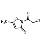 CAS 登录号：38100-64-0， 2-(氯乙酰基)-5-甲基-1,2-恶唑-3(2H)-酮