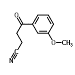 CAS 登录号：38102-72-6， 4-(3-甲氧基苯基)-4-氧代丁腈