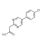 CAS 登录号：38107-00-5， [5-(4-氯苯基)-2-嘧啶基]乙酸
