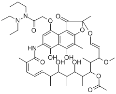 CAS#: 38123-23-8, Rifamycin B diethylpropylhydrazide