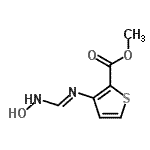 CAS 登录号：382136-25-6， 甲基3-{(E)-[(羟基氨基)亚甲基]氨基}-2-噻吩羧酸酯