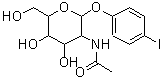 CAS 登录号：38229-81-1， 4-碘苯基 2-乙酰氨基-2-脱氧吡喃己糖苷