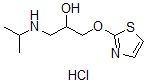 CAS 登录号：38241-39-3， 1-(丙-2-基氨基)-3-(1,3-噻唑-2-基氧基)丙-2-醇盐酸盐