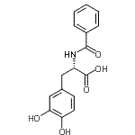 CAS 登录号：38250-04-3， N-苯甲酰基-3-羟基-L-酪氨酸