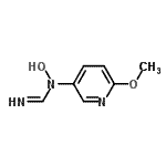CAS 登录号：382592-15-6， N-羟基-N-(6-甲氧基-3-吡啶基)亚氨代甲酰胺