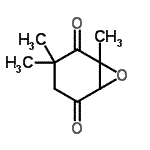 CAS#: 38284-11-6, 1,3,3-Trimethyl-7-Oxabicyclo[4.1.0]Heptane-2,5-Dione