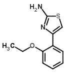 CAS 登录号：383129-54-2， 4-(2-乙氧基苯基)-1,3-噻唑-2-胺