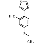 CAS 登录号：383145-00-4， 4-(4-乙氧基-2-甲基苯基)-1,3-噻唑