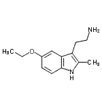 CAS 登录号：383146-04-1， 2-(5-乙氧基-2-甲基-1H-吲哚-3-基)乙胺