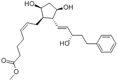 CAS 登录号：38315-47-8， (Z)-7-[(1R,2R,3R,5S)-3,5-二羟基-2-((E)-(S)-3-羟基-5-苯基-戊-1-烯基)-环戊基]-庚-5-烯酸甲酯