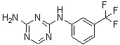 CAS 登录号：3832-69-7， N2-[3-(三氟甲基)苯基]-1,3,5-三嗪-2,4-二胺