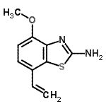 CAS#: 383867-10-5, 4-Methoxy-7-Vinyl-1,3-Benzothiazol-2-Amine