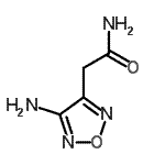 CAS 登录号：383881-15-0， 2-(4-氨基-1,2,5-恶二唑-3-基)乙酰胺
