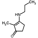 CAS 登录号：383885-23-2， 2-甲基-3-(丙基氨基)-2-环戊烯-1-酮