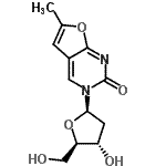 CAS 登录号：383897-60-7， 3-(2-脱氧-beta-D-赤式-呋喃戊糖基)-6-甲基呋喃并[2,3-d]嘧啶-2(3H)-酮