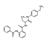 CAS 登录号：384344-82-5， 2-(苯甲酰基氨基)-N-{1-[(4-甲氧基苯基)氨基]-1-氧代-2-丁烷基}苯甲酰胺