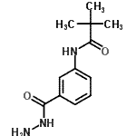 CAS 登录号：384824-87-7， N-[3-(肼基羰基)苯基]-2,2-二甲基丙酰胺