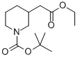 CAS 登录号：384830-13-1， 3-(2-乙氧基-2-氧代乙基)哌啶-1-羧酸叔丁酯