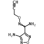 CAS 登录号：384860-42-8， 4-氨基-N'-(2-丙炔-1-基氧基)-1,2,5-恶二唑-3-甲脒