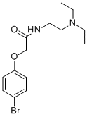 CAS 登录号：38521-23-2， 2-(4-溴苯氧基)-N-(2-二乙基氨基乙基)乙酰胺