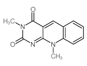 CAS 登录号：38559-35-2， 3,10-二甲基嘧啶并[6,5-b]喹啉-2,4-二酮