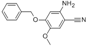 CAS 登录号：385785-02-4， 2-氨基-4-(苄氧基)-5-甲氧基苯甲腈