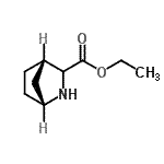 CAS 登录号：385808-62-8， 乙基(1R,4S)-2-氮杂双环[2.2.1]庚烷-3-羧酸酯