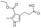 CAS 登录号：38664-16-3， 4-(2-羧基-乙基)-2-甲基-1H-吡咯-3-羧酸乙酯