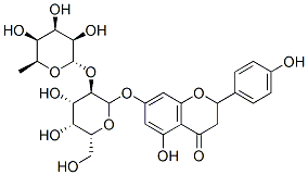 CAS 登录号：38664-96-9， 7-[(2S,3R,4S,5S,6R)-4,5-二羟基-6-(羟基甲基)-3-[(2S,3R,4R,5R,6S)-3,4,5-三羟基-6-甲基四氢吡喃-2-基]氧基四氢吡喃-2-基]氧基-5-羟基-2-(4-羟基苯基)色满-4-酮