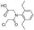 CAS 登录号：38725-95-0， 2-[(2-氯乙酰基)-(2,6-二乙基苯基)氨基]乙酸