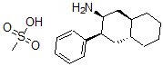 CAS 登录号：38727-09-2， (+-)-2(a)-氨基-3(a)-苯基-反式-十氢萘甲烷磺酸酯