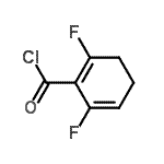 CAS 登录号：387337-22-6， 2,6-二氟-1,5-环己二烯-1-甲酰氯