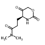 CAS 登录号：387338-22-9， 3-[(4S)-2,5-二氧代-1,3-恶嗪烷-4-基]-N,N-二甲基丙酰胺