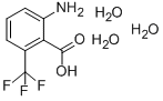 CAS 登录号：387358-50-1， 2-氨基-6-(三氟甲基)苯甲酸三水合物