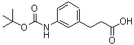 CAS#: 387360-95-4, 3-(3-[(Tert-Butoxycarbonyl)Amino]Phenyl)Propanoic Acid
