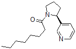 CAS#: 38854-10-3, 1-[(2S)-2-Pyridin-3-Ylpyrrolidin-1-Yl]Octan-1-One