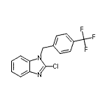 CAS 登录号：388574-65-0， 2-氯-1-[4-(三氟甲基)苄基]-1H-苯并咪唑